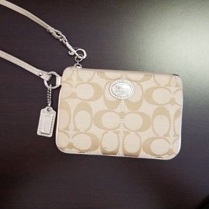 Authentic coach wristlet